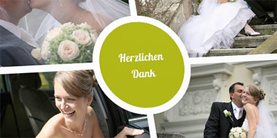 Danksagungskarte Hochzeit